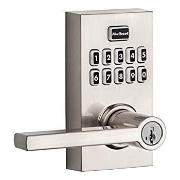 【中古】【輸入品・未使用】Kwikset 99170-003 SmartCode 917 キーパッド キーレスエントリー コンテンポラリー 住宅用 電子レバーロック デッドボルト 代替品 ハリファック