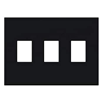 【中古】【輸入品・未使用】Lutron vwp-3-bl Vareo Wallplate 3?GNGブラックブラック