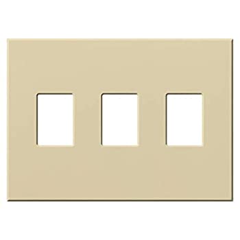 【中古】【輸入品・未使用】Lutron vwp-3-iv Vareo Wallplate 3?GNGアイボリーアイボリー|スカイマーケットプラス