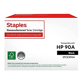 【中古】【輸入品・未使用】HP 90A用SUSTAINABLE EARTH Staples 再生トナーカートリッジ 交換用 (ブラック)