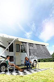 【中古】【輸入品・未使用】Camco 51451 RVオーニングシェード ブラック 54インチ x 120インチ