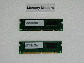 【中古】【インポート品・未当てはめる】28MB (2X64MB) DRAM CISCO 2600XM聞きとどけるランダムアクセス記憶装置メモリアップグレード(MEM2650-2X64D)。