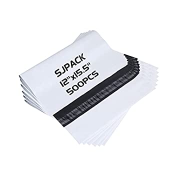 【中古】【輸入品・未使用】2.5ミル 12ｘ15.5インチ?ポリメーラー封筒バッグ 輸送袋 ホワイト 500 Bags