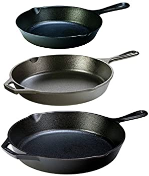 【中古】【輸入品・未使用】Lodge 油をなじませた鉄製調理器具セット。 3 Piece Skillet Set QUIVERBNDLE2｜スカイマーケットプラス