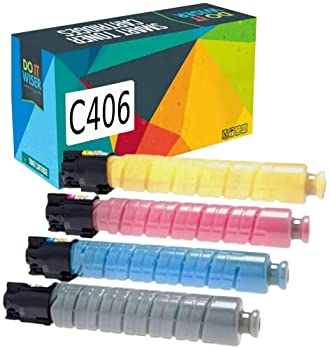 【中古】【インポート品・未当て嵌める】Do it Wiser 取り替えっこプリンタートナーカートリッジ リコー MP C307 MP C306 MP C406 MP C407-842091 842092 842093 842094 (黒いこと、シアン、マゼ