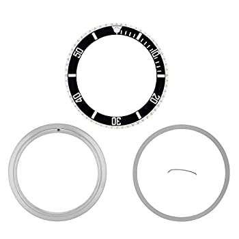 【中古】【輸入品・未使用】回転ベゼルリング、挿入、Retaining For Rolex Submariner 16610ブラック