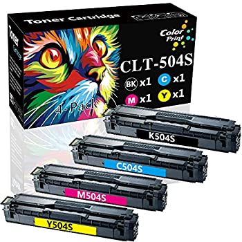 【中古】【輸入品・未使用】ColorPrint 504S互換トナーカートリッジ 4個パック CLT-504S CLT504S K504S M504S Y504S C504S Xpress C1810W C1860FW CLP-415N 415NW CLX-4195N