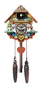 【中古】【輸入品・未使用】M8-08PQ Musical Multi-Colored Quartz Cuckoo Clock カッコウ時計 River City Clocks社【並行輸入】