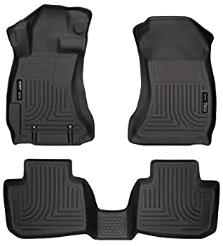 【中古】【輸入品・未使用】Husky Liners ウェザービーターシリーズ フロント&セカンドシートフロアライナー ブラック 99801 2016-2017 スバル クロストレック 2012-2016 ス