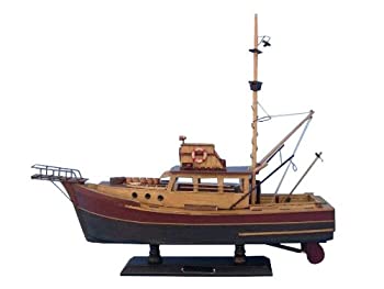 【中古】【輸入品・未使用】Hampton Nautical"Jaws" オルカモデル 釣りボート - 組み立て済み (キットではありません)｜スカイマーケットプラス