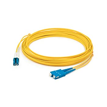 【中古】【輸入品・未使用】AddOn 30m LC to SC OS1 Yellow Patch Cable - Patch cable - LC/UPC single-mode (M) to SC/UPC single-mode (M) - 98 ft - fiber optic - 9 /