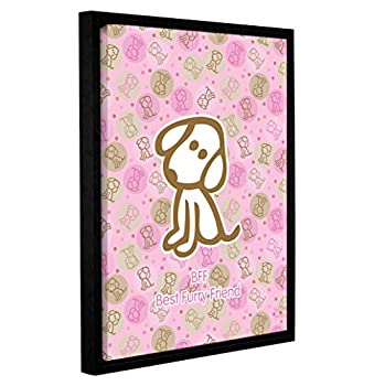 【中古】【輸入品・未使用】ArtWall F(Felittle) Kamriana's Best Furry Friend 2 ギャラリーラップ フローター フレーム付きキャンバス 18x24 マルチカラー 0kam003a1824f