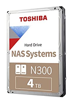 【中古】【輸入品・未使用】東芝N300 4TB NAS 3.5インチ内蔵ハードディスク - SATA 6 Gb/s 7200 RPM 128MB（HDWQ140XZSTA）