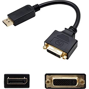 【中古】【輸入品・未使用】ADDON 45j7915-ao-5pk 5パック8のDisplayPort to DVI - Iアダプタケーブルアダプタ???DisplayPort???デュアルリンク???DisplayPort (M)