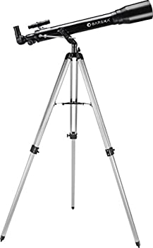 【中古】【輸入品・未使用】BARSKA Starwatcher 700x70mm 525 パワー屈折望遠鏡 経角マウントと3Xバローレンズ付き ブラック (AE12934)
