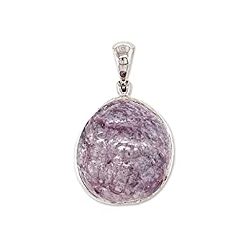 【中古】【インポート品・未当て嵌める】Stone Desire レピドライトココナッツペンダントネックレス