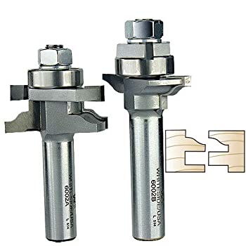 【中古】【インポート品・未当て嵌める】Whiteside Router Bits 6002X Ogee Stile and Rail Set for 7/32-Inch Plywood with 1/2-Inch Shank by Whiteside Router Bits