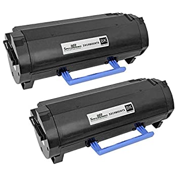 【中古】【インポート品・未当て嵌める】Speedy Inks 取り替えっこトナーカートリッジ Dell 331-9805 B2360用 大静電容量 黒いこと 2個容器に並べる