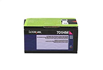 【中古】【輸入品・未使用】Lexmark 70?C1hm0?OEMトナー???( 701hm ) cs310?N cs310dn cs410?N cs410dn cs410dtn cs510de cs510dte高YieldマゼンタReturnプログラム｜スカイマーケットプラス