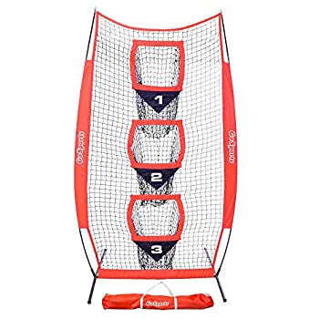 【中古】【インポート品・未当て嵌める】GoSports 8フート x 4フート 蹴球形づくる垂直方向かっこうの的サイバー空間 QB投げの適確さを立ちなおる 折りたたみ式洋弓ひな形とポータブルキャ