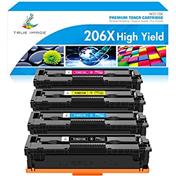 【中古】【インポート品・未当て嵌める】True Image(トゥルーイメージ) 取り替えっこトナーカートリッジ 取り替えっこ用 HP 206X 206A W2110A W2110X HP Color Laserjet Pro M255dw MFP M283fdw M283cdw