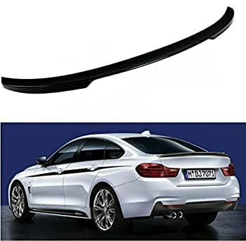 【中古】【輸入品・未使用】光沢のあるブラックトランクリッドダックビルスポイラーウィング BMW 4シリーズ 2014 - 2020 グランクーペファストバック F36 4ドアモデル420i 4