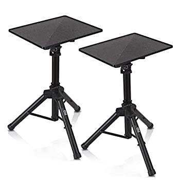 【中古】【輸入品・未使用】Pyle PLPTS4X2 ユニバーサルノートパソコンプロジェクター三脚スタンド - 2個 コンピューター 本 DJ機器ホルダー マウント 高さ52インチまで調整