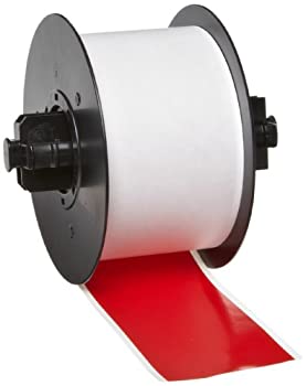 【中古】【インポート品・未当て嵌める】Brady 113197 MiniMark 100\u0027 Length x 2.25 Width, B-595 Vinyl, Red Indoor/Outdoor Industrial Label Printer Super Tough Tape by Brady