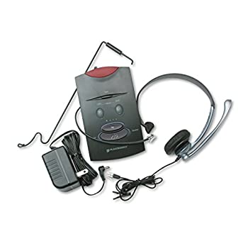 【中古】【輸入品・未使用】Plantronics S11 S11システム オーバーヘッド式電話ヘッドセット ノイズキャンセリングマイク付き｜スカイマーケットプラス