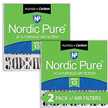 【中古】【輸入品・未使用】Nordic Pure 20?x 20?x 5hm13?+ C - 2?Honeywell交換MERV 13?PlusカーボンAC炉エアフィルタ、qty-2