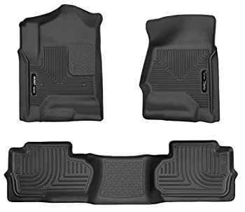 【中古】【輸入品・未使用】Husky Liners 前列と2列目用シートフロアライナー (右ハンドル車との互換性は保証いたしかねます)