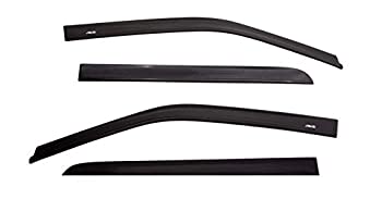 【中古】【輸入品・未使用】Auto Ventshade 774015 ロープロファイル マットブラック ベントバイザー サイドウィンドウディフレクター 4点セット トヨタ タンドラ ダブルキ