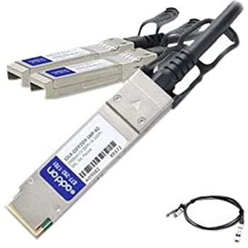 【中古】【輸入品・未使用】ADDON光ファイバーネットワークケーブル2.50?GB / s???16.40?Ft???1?x QSFP +ネットワーク???2?x SFP +ネットワークsolr-qsfp2sfp-