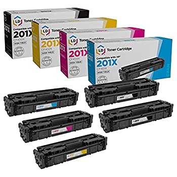 【中古】【輸入品・未使用】LD 互換トナーカートリッジ HP 201X 大容量 (ブラック2個 シアン1個 マゼンタ1個 イエロー1個 5個パック)|スカイマーケットプラス