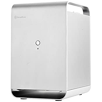 【中古】【インポート品・未当てはめる】SilverStone CASE STRAGEつづき物 軽銀製スモール要因マイコン容れもの 3.5/2.5inHDD各2基積み上げる能力のある 黒いこと SST-CS01S