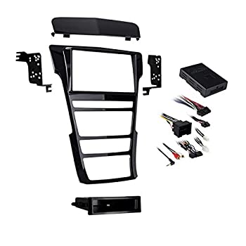 【中古】【輸入品・未使用】Metra 99-3018HG Single and Double DIN Dash Installation Kit for 2008-2015 Cadillac CTS Vehicles - High Gloss Black by Metra｜スカイマーケットプラス