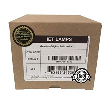 【中古】【インポート品・未当てはめる】Iet Lamps???元純然たる取り替えっこ用弁膜/照明ランプOEMハウジングfor三菱wl639u映写機( Ushio Inside )
