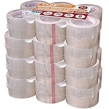【中古】【インポート品・未当て嵌める】磁気テープKingクリアパッキングテープ3inWide (2.7竓厚???60ydあたり近所リフィルロール 24 Roll Case / 3\" Wide"