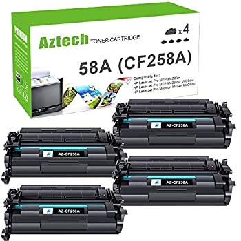 【中古】【輸入品・未使用】Aztech 互換トナーカートリッジ HP 58A CF258A 58X CF258X Pro M404n M404dn MFP M428fdw M428dw M428fdn プリンター用 ブラック 4個パック｜スカイマーケットプラス