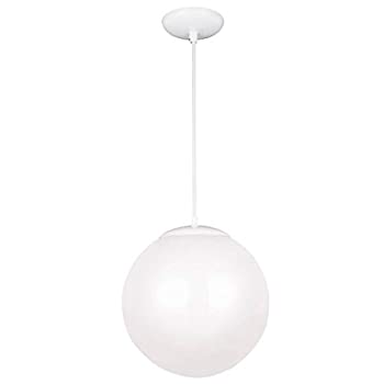【中古】【インポート品・未当て嵌める】Sea Gull点火装置6024?Hanging地球儀Single点火装置14?\" wideシャンデリヤ、 6024-15 1"