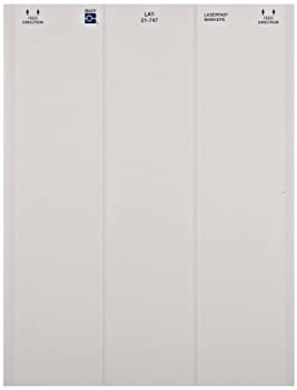 【中古】【インポート品・未当てはめる】Brady LAT-21-747-1 2.5 Width x 1 Height, B-747 Permanent Polyester, Matte Finish White Lasertab Laser Printable Label by Brady