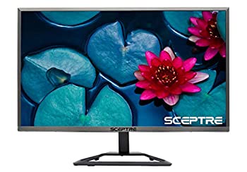 【中古】【インポート品・未当て嵌める】Sceptre E E248W-1920R 24 Ultra Thin LED Monitor HDMI, Metallic by Sceptre
