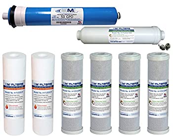 【中古】【インポート品・未当て嵌める】水漉し取り替えっこ用風呂敷き包み| | 1日1年ふり出し| 50gal膜含ま| for 5高座RO取り合わせ