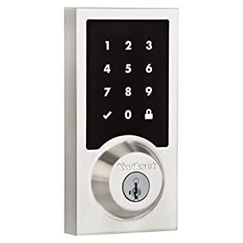 【中古】【輸入品・未使用】クイックセット99160???016?SmartCode 916?Z - Wave Plus現代スタイルタッチパッドデッドボルトwithホーム接続、サテンニッケル