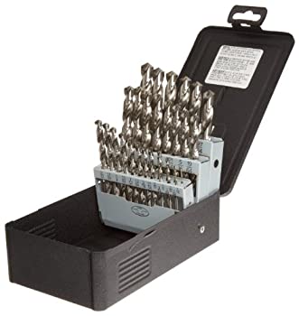 【中古】【輸入品・未使用】Precision Twist C29R10P High Speed Steel Jobber Length Drill Bit Set, Uncoated (Bright) Finish, 118 Degree Conventional Point, Inch, 29