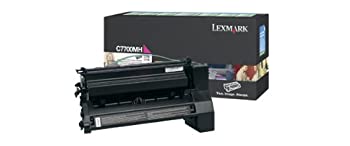 【中古】【インポート品・未当て嵌める】Lexmark高条件付き降伏の戻りプログラムトナーカートリッジマゼンタ亜米利加その向き、10000?Yield (c7706mh)