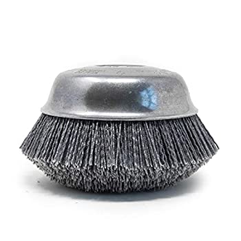 【中古】【輸入品・未使用】Osborn 32131SP Abrasive Cup Brush, Silicon Carbide, 6000 Maximum RPM, 6 Diameter, 5/8-11NC Arbor Hole, 0.040 Fill Diameter, 1-1/2 Trim