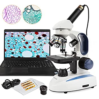 【中古】【輸入品・未使用】AmScope 40X-1000X LEDコードレス全金属フレームワークのフルガラス光レンズ学生生物学的複合顕微鏡+のWindows XP/Vistaの/ 7月8日&マック(ド|スカイマーケットプラス