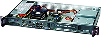 【中古】【輸入品・未使用】Supermicro SC505 203B - Rack-mountable - 1U - mini ITX - non-hot-swap 200 Watt - black｜スカイマーケットプラス