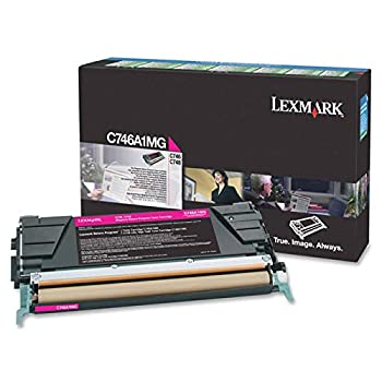 【中古】【インポート品・未当て嵌める】Lexmark C746A1MG トナーカートリッジ マゼンタ 受け売り包み